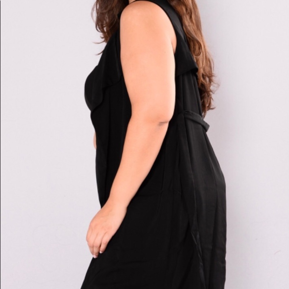 Fashion Nova Gone Girl Duster in Black